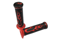 Handle grips Flame red 24mm / 22mm