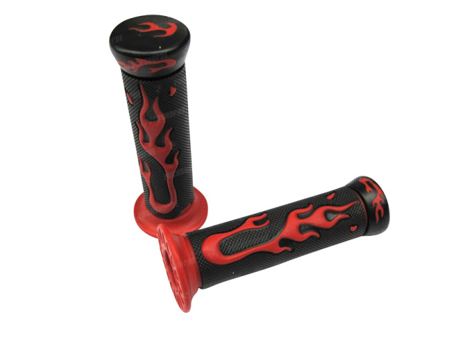 Handle grips Flame red 24mm / 22mm 1