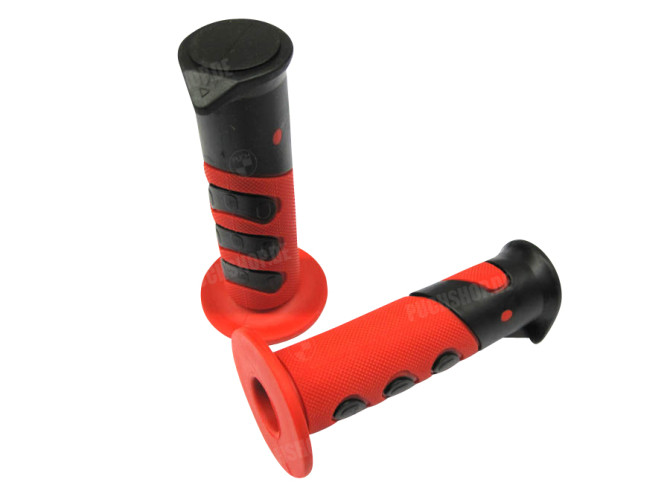 Handvatset Cross 922X zwart / rood 24mm / 22mm main