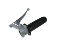 Handle set right throttle lever classic as original grey 