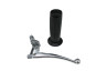 Handle set right throttle lever classic as original grey 