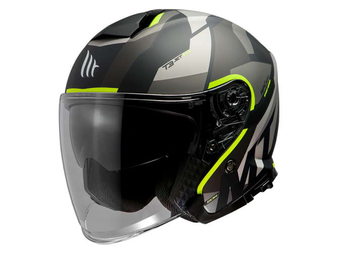 Helm MT Jet Thunder III SV Bow zwart / geel product