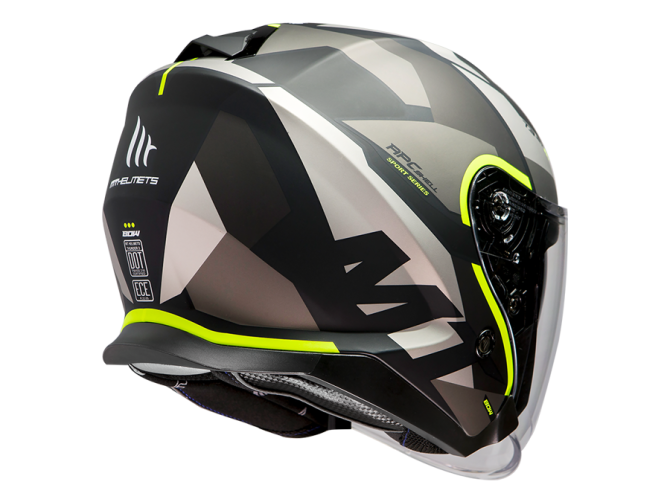 Helmet MT Jet Thunder III SV Bow black / yellow product