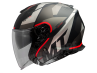 Helmet MT Jet Thunder III SV Bow black / red  thumb extra