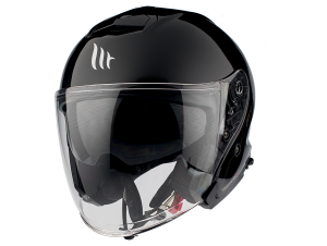 Helm MT Jet Thunder 3 SV Glanz Schwarz (XS - L)