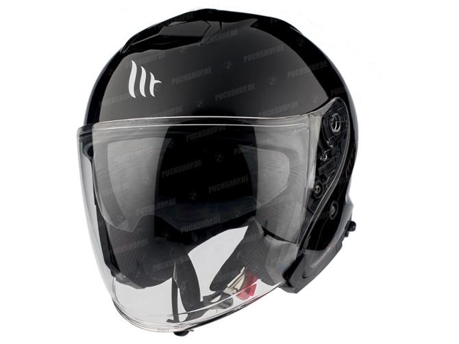 Helmet MT Jet Thunder III gloss black  1
