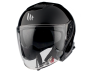 YouTube Helm MT Jet Thunder 3 SV Glanz Schwarz (XS - L)