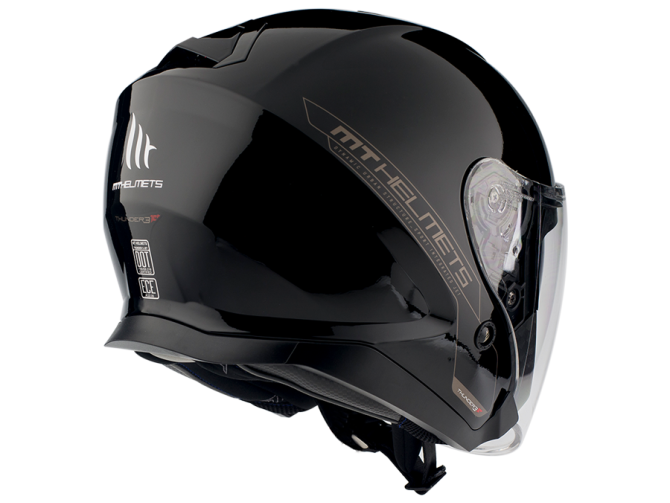 Helm MT Jet Thunder III SV Glanz Schwarz product