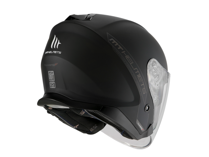 Helm MT Jet Thunder III SV mat zwart product