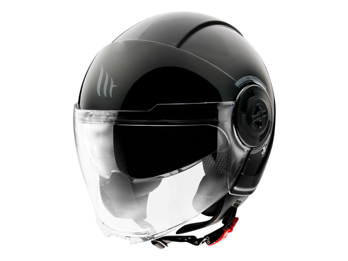 Helmet MT Jet Viale S SV gloss black (S - XL)