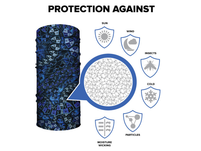 Face shield SA Militairy Camo Blue product