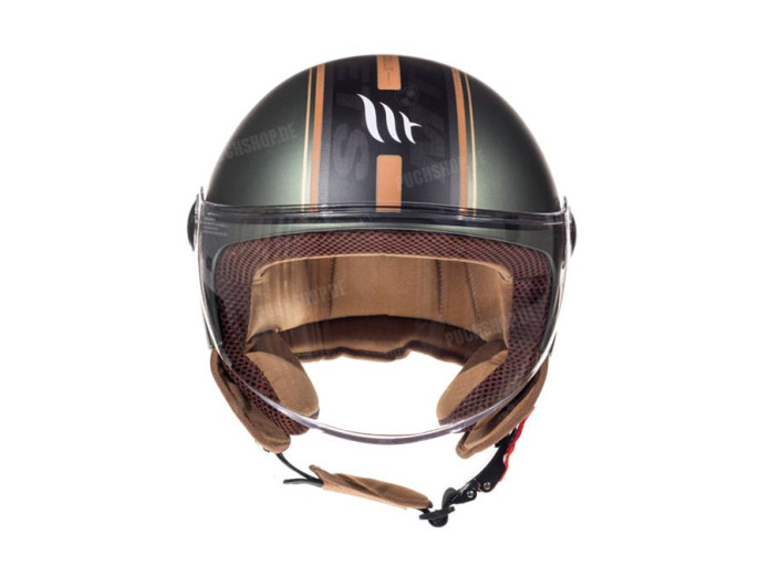Helm MT Street S Entire matt green / brown (XS - XL)