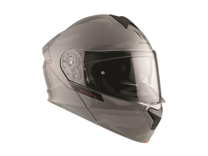 Helm MT Genesis SV systeem glans grijs (S - XXL)