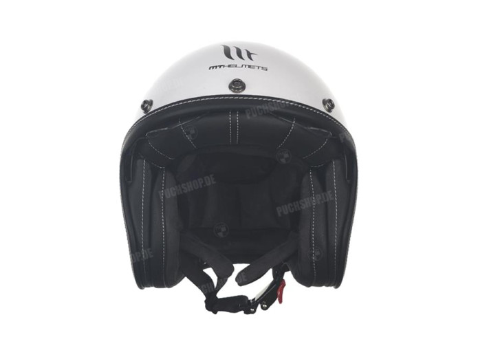 Helm MT Le Mans II SV S glans wit (XS - XXL)