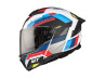 Helmet MT Atom 2 SV system bast matt blue / red thumb extra