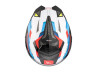 Helmet MT Atom 2 SV system bast matt blue / red (S - XXL)