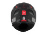 Helmet MT Atom 2 SV system bast matt black / red (S - XXL)