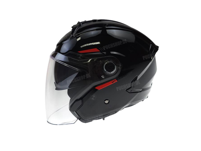 Helm MT Cosmo SV glans zwart (XS - XL)