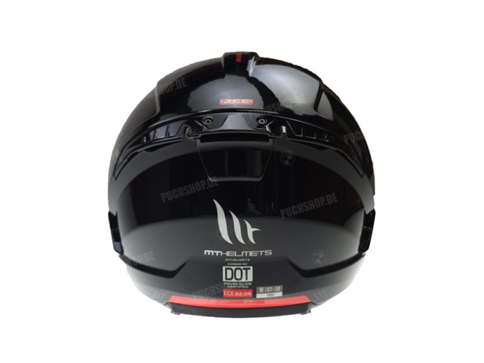 Helm MT Cosmo SV glans zwart (XS - XL)