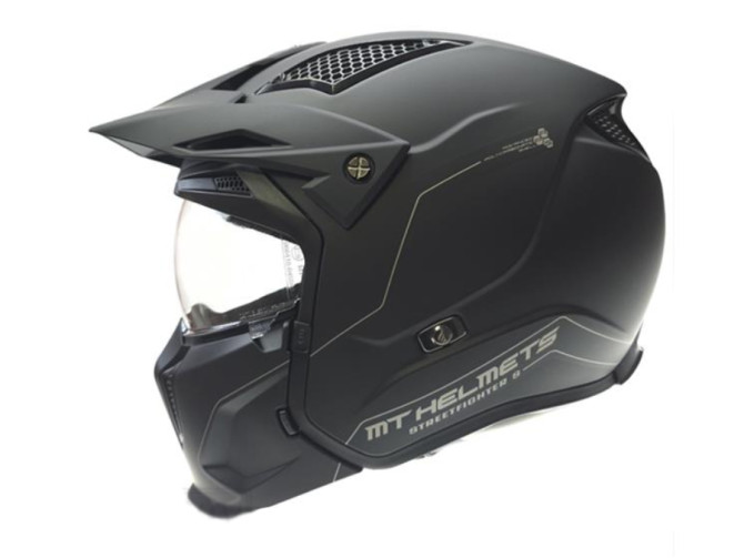 Helm MT Streetfighter S SV mat zwart product