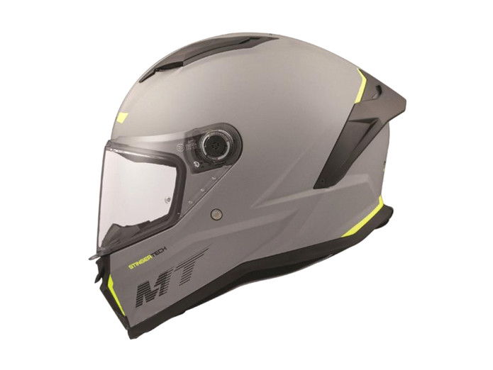 Helm MT Stinger 2 solid Matt Grau (S - XL)