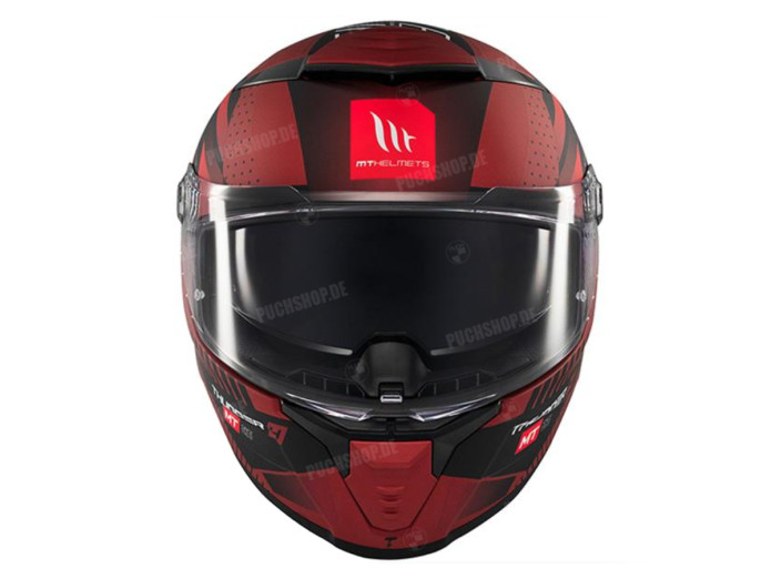 Helm MT Thunder 4 SV Lumience mat rood (S - XXL)