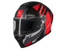 YouTube Helmet MT Helm Stinger 2 Tron black / red (S - XL)