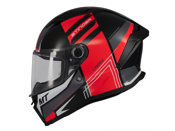 Helm MT Helm Stinger 2 Tron black / red (S - XL)
