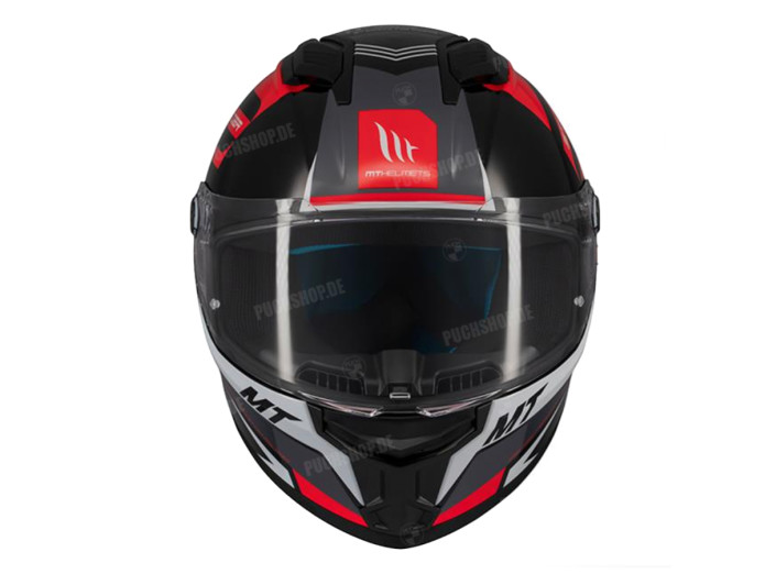 Helm MT Helm Stinger 2 Tron zwart / rood (S - XL)