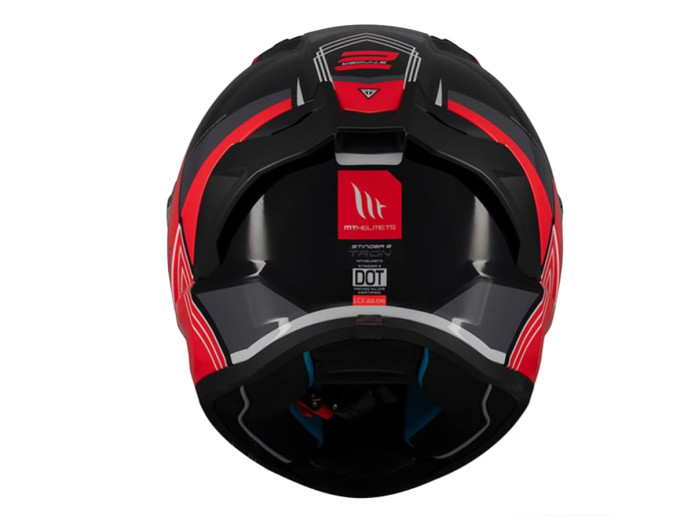 Helm MT Helm Stinger 2 Tron black / red (S - XL)