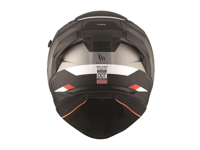 Helm MT Braker SV Chento mat grijs / zwart (S - XL)