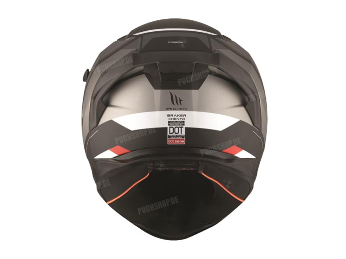 Helm MT Braker SV Chento mat grijs / zwart (S - XL)