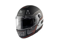 Helm MT Jarama SV Baux mat zwart / rood (S - XXL)