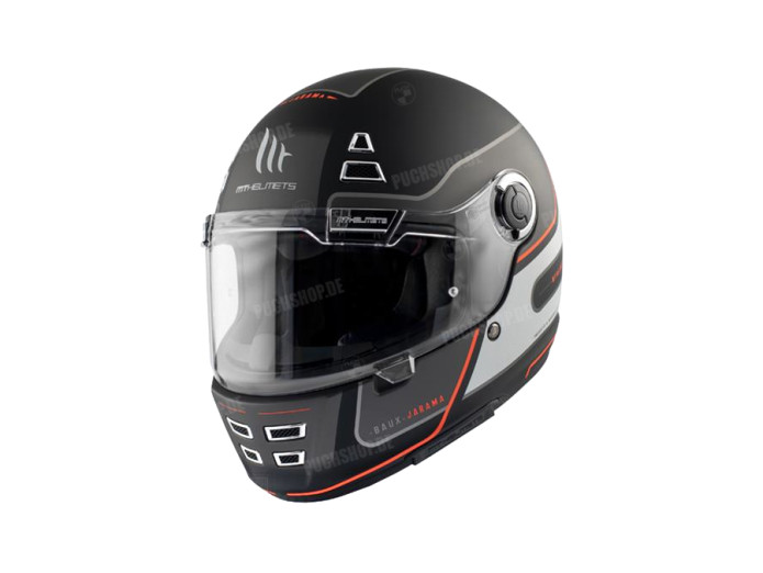 Helm MT Jarama SV Baux Matt Schwarz / Rot (S - XXL)