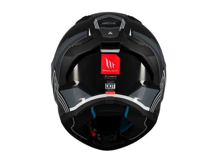 Helmet MT Helm Stinger 2 Tron black / grey (S - XL)