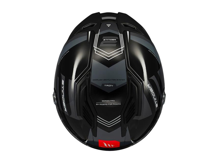 Helmet MT Helm Stinger 2 Tron black / grey (S - XL)