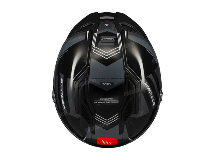 Helm MT Helm Stinger 2 Tron zwart / grijs (S - XL)