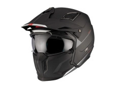 Helm MT Streetfighter S SV mat zwart Stripe (S - XXL)