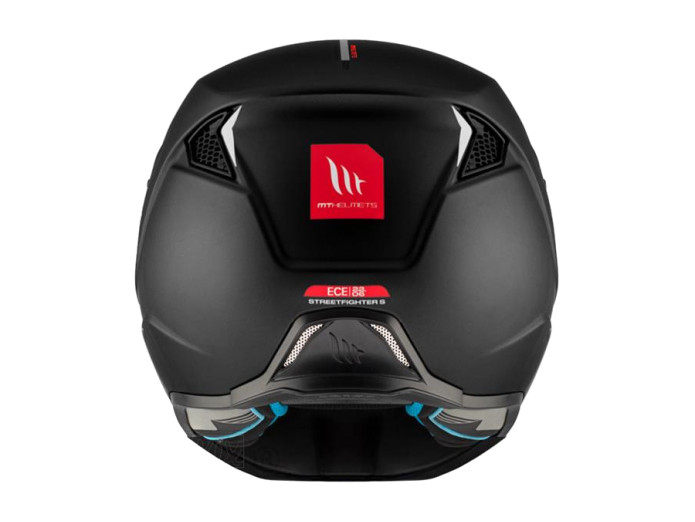 Helm MT Streetfighter S SV mat zwart Stripe (S - XXL)