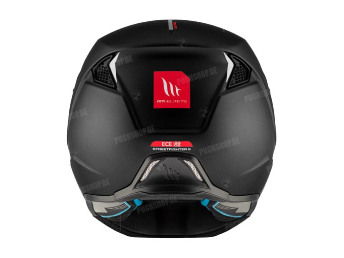 Helm MT Streetfighter S SV mat zwart Stripe (S - XXL)