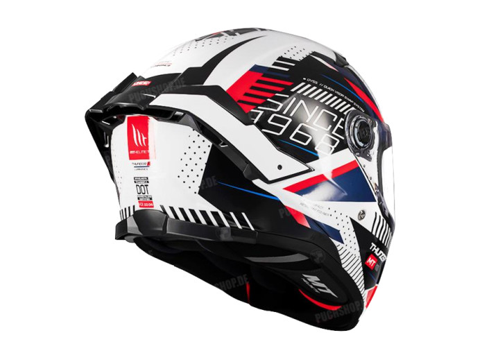 Helm MT Thunder 4 SV Lumience Weiss / Blau / Rot (S - XXL)