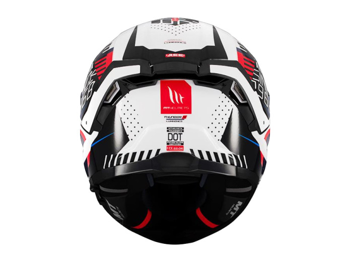 Helm MT Thunder 4 SV Lumience Weiss / Blau / Rot (S - XXL)