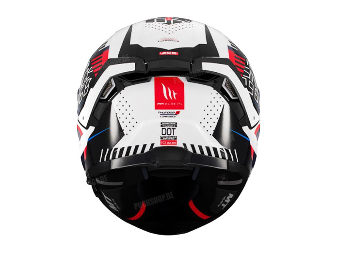 Helm MT Thunder 4 SV Lumience Weiss / Blau / Rot (S - XXL)
