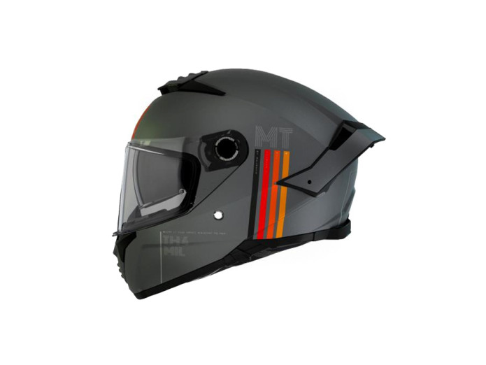 Helm MT Thunder 4 SV Mil mat grijs (M - XXL)