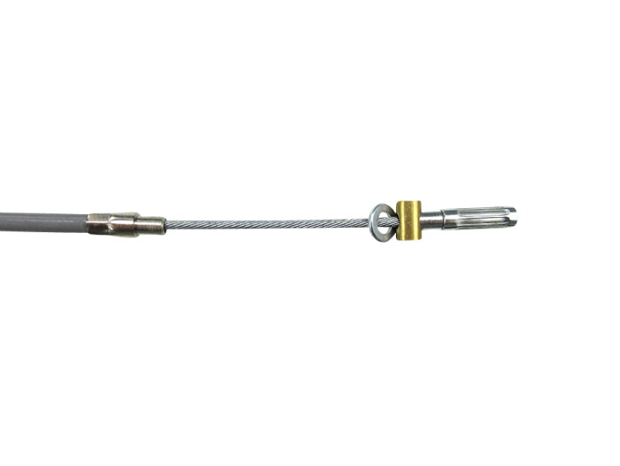 Kabel Puch MV50 / MS50 V remkabel achter grijs half naafs