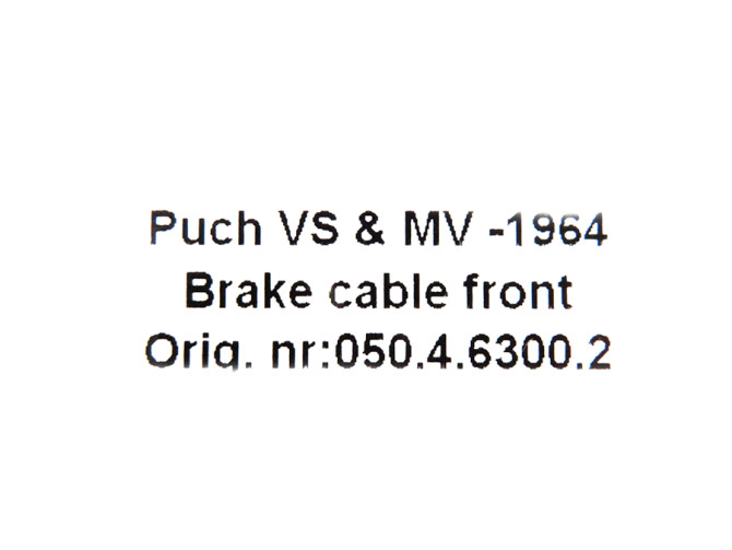 Kabel Puch MV50 / VS50 grijs remkabel voor product