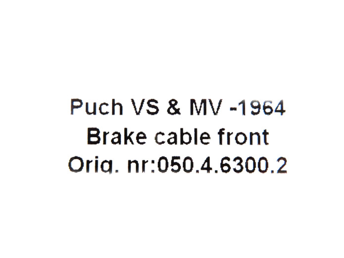 Kabel Puch MV50 / VS50 grijs remkabel voor