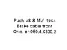 Cable Puch MV50 / VS50 grey brake front thumb extra