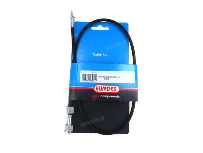 Odometer-cable 70cm VDO M10 / M10 black Elvedes