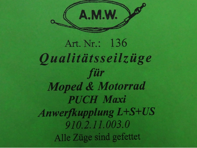 AMW clutch cable Puch Maxi
